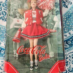 Coca Cola Cheerleader Barbie NRFB